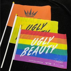 蔡依林 Ugly Beauty 演唱會 周邊 最終場 台北加場 夜光棒 手環, 1個, 橘旗