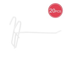 10 20 30 50PCS 메쉬 그리드 액세서리 선반 편의점 슈퍼마켓, White 20pcs