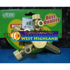 ISTA伊士達 三孔六孔CO2調節器-西高地水族坊專業推薦，水草缸穩定供氣設備, 1個, 三孔