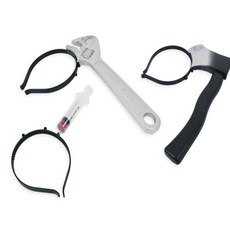 원피플스 할로윈 호러 분장용 머리띠 호러용품, 주사기