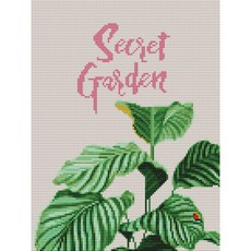 하모니아트 남녀공용 DIY 보석십자수 캔버스형 30X40
