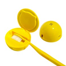 동25감 가정용 휴대용 칫솔+살균기 1인 세트 UVC-LED 충전식, 칫솔(옐로우)+살균기(옐로우)