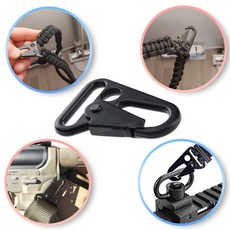 택티컬 서바이벌건 스냅 건 슬링 후크, 본상품선택, 1개