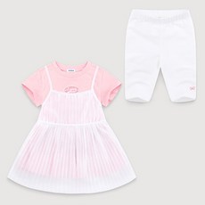 JELISPOON 女童款外搭紗裙洋裝褲子套裝