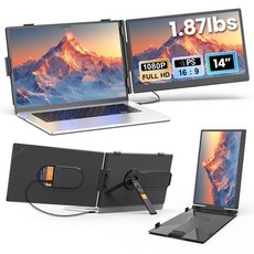 휴대용 모니터 FHD 플러그 앤 플레이 Type-C/HDMI Cevaton, A3, 34.2cm