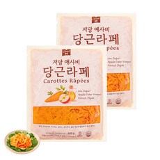 쉐프엠 저당 애사비 당근라페, 2개, 500g