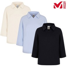 [백화점 정품] 25SS 밀레 MILLET 여성 LD 본느 7부 카라 티셔츠 MVUST821