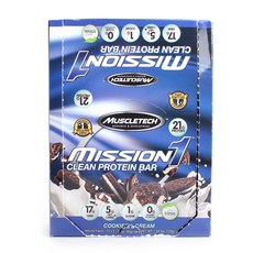 MUSCLETECH 營養高蛋白棒, Cookies & Cream, 1盒