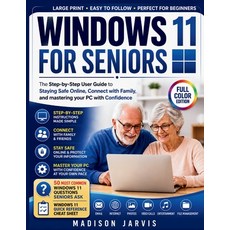 (外文書)Windows 11 for Seniors: The Step-by-Step User Guide to Staying Safe Online Conne... Paperback, Independently Published, English