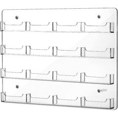 12044264 명함 거치대 케이스 꽂이 아크릴제 홀더 투명 소재로 대용량. 벽걸이용 구멍이 뚫려 있어 간편하게 설치할 수 있습니다. 스탠드 디스플레이 여러 장의 보관 등 다양