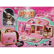 미미월드 - 리틀미미 가방집 / 핑크색가방 소꿉놀이, 1개