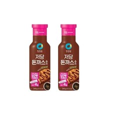 청정원 저당 돈까스소스 240g 2개 디핑소스 브런치 식당 캠핑