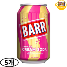 바르 무설탕 아메리칸 소다 1캔 사은품 추가증정, 5개, 330ml