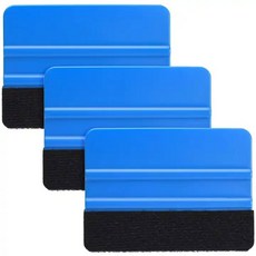 /3pcs 자동차 스티커 펠트 필름 설치 탄소 스퀴지 스크레이퍼 비닐 섬유 도구, 3PCS