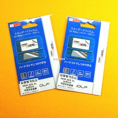 [일팔팔게임샵] 닌텐도 NEW 3DS XL LL 뉴큰다수 액정보호필름 상단/하단, 2세트, 투명, NEW3DSXL필름