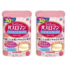 바스로망 스킨 케어 W밀크 프로틴 입욕제, 600g, 2개