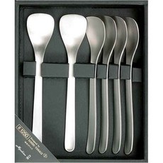 【日本柳宗理】不鏽鋼冰淇淋匙禮盒（6件組）, 1個