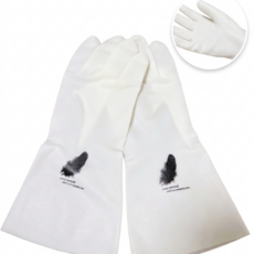 하니월드 더질긴 니트릴 설거지 고무장갑, 화이트, L, 1개