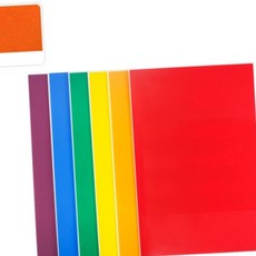 어린이집환경구성판 단면 칼라보드롱 4절 주황색 450x600mm 1개입