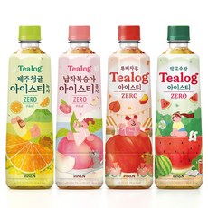 티로그 ZERO 칼로리 제주청귤+납작복숭아+루비자두+망고수박 500ml 각 6개씩 24개