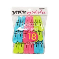 스타일 빨래집게 18P jga*360MY