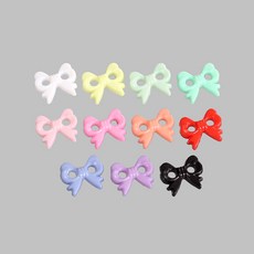 큐티 미니단추-6mm리본(10개) [B3511], 레드, 1개