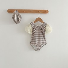제니플로티 아기수영복 여아수영복 수영모세트 물놀이 루체수영복