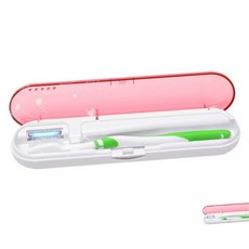 컴우드 휴대용 UV 칫솔 살균기 CW-TBS100 핑크 칫솔