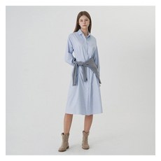 [비지트인뉴욕(본사)] [비지트인뉴욕] 스트라이프 셔츠 원피스 (VB8OPE1)