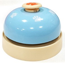 강아지 훈련용 벨 두뇌개발 행동교정 벨, 1개, 블루