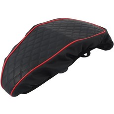 롱신 VOGE 300 랠리 GY 오토바이 액세서리 방진 방수 가죽 시트 쿠션 커버 보호용 CORDNYQX, Black