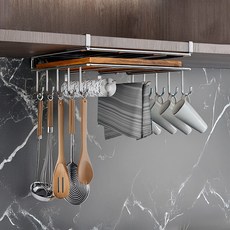 포디뉴 조리도구 주방도구 무타공 도마 걸이 거치대 정리대, 2단 정리대, 1개