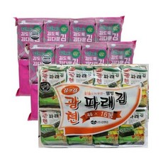 김앤김 김도둑 The 맛있는 김다운 광천김 (4gx16봉) 3개 48g, 48개, 4g