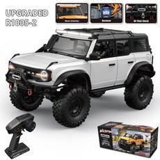 오프로드 몬스터 4WD 산악 RC카 4륜 대형 무선 원격 4wd 입문용 rc카 선물, 업그레이드 화이트