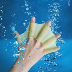 수영 물갈퀴 실리콘 손가락 오리발 수중운동 훈련용 개구리손 장갑, ps 사이즈_S 1쌍