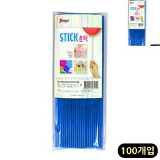 [픽커] 풍선캡 풍선막대손잡이컵 풍선마개 블루 풍선컵 100개입 풍선스틱 별매, 본상품