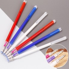 퐁퐁군 지워지는 기화 열펜 자수용열펜화이트, 블루