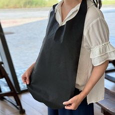 일회용앞치마 부직포 위생 손님용 식당앞치마 블랙 500매, 단품, 500개