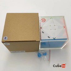 Limcube Crucis 3 + 스큐브 퍼즐 교육용 선물 아이디어 크리스마스 생일, 3 Stickerless
