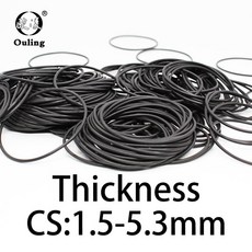 CS NBR 니트릴 씰링 온도 저항 개스킷 고무 링 O 링 두께 5 5 3mm 사양, OD31x1.5-20pcs, 1개
