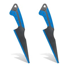 Tuxihapp 창문 틴트 스퀴지 자동차 비닐 랩 도구 - 마그네틱 고무 립 워터 블레이드 스크레이퍼 창 적용 도구 유리 보호 필름 설치용 청소 물 제거(2개), 2PCS