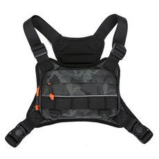 防水胸包 戶外腰包 登山旅行背包 騎行摩托機車路亞包, 綠迷彩, 1個
