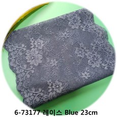 dklace 스판레이스 6-73177 레이스 5 color ( 23cm (1yd 5yd 10yd) 기준 ), Blue (450cm_5yd), 1개