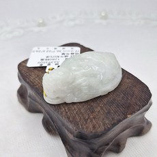 天然翡翠 緬牛奶白凈龍龜吊墜 A6393509, 詳見包裝, 詳見包裝