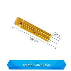NTC 서미스터 100K 25 10K 3435 타입 3950 필름 MF55 길이 MF5B 5K 50K, MF55 50K 3950