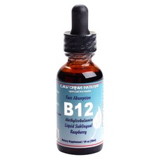 CALIFORNIA NATURAL B12 液體服務女孩覆盆子, 30ml, 1瓶