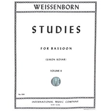 凱翊︱IMC 低音管練習曲 第二冊 魏森伯恩 WEISSENBORN STUDIES Bassoon Vol II, 見封底
