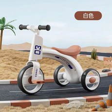 다기능 아기 스쿠터 라이트 뮤직 워커 2-6 세 어린이 삼륜차 3 인 1 신제품, WHITE