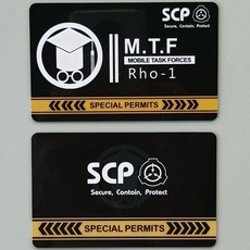 SCP scp 재단 전투 전술 카드 1 2 3 4 5 등급 기동 특공대 알파 베타 델타, Rho-1