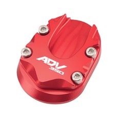 혼다 ADV350 사이드 스탠드클립 스탠드커버 보조발판, 레드, 1개, 레드